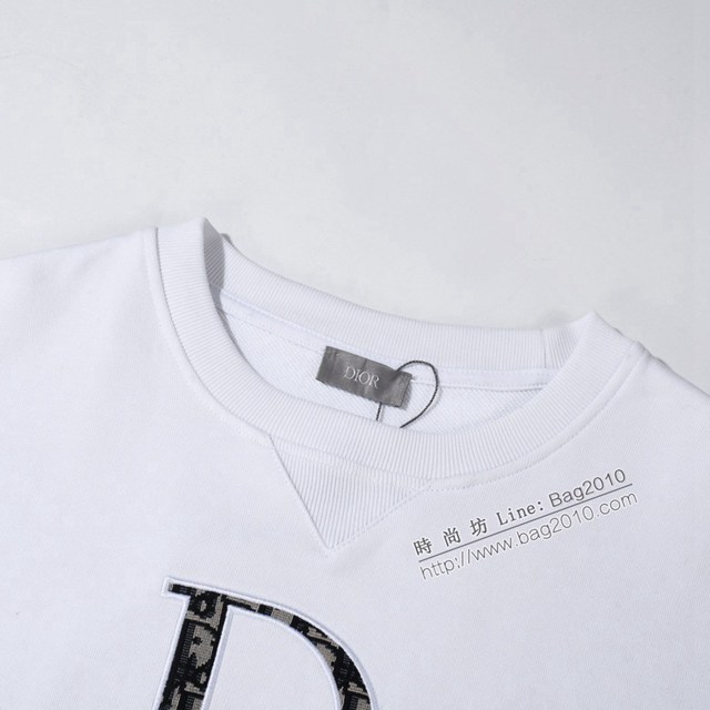 Dior專櫃迪奧2023FW新款刺繡圓領衛衣 男女同款 tzy3180